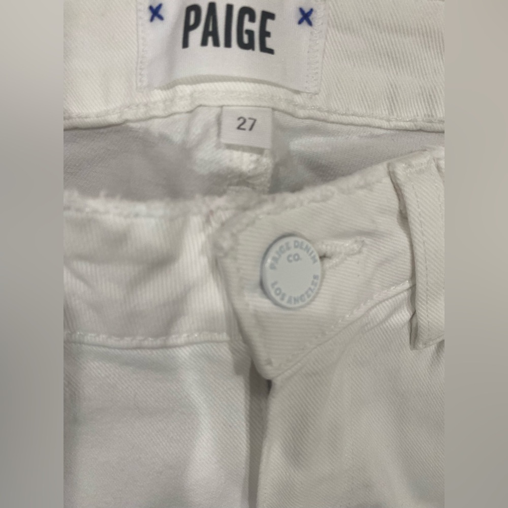 White Paige Denim size 27.